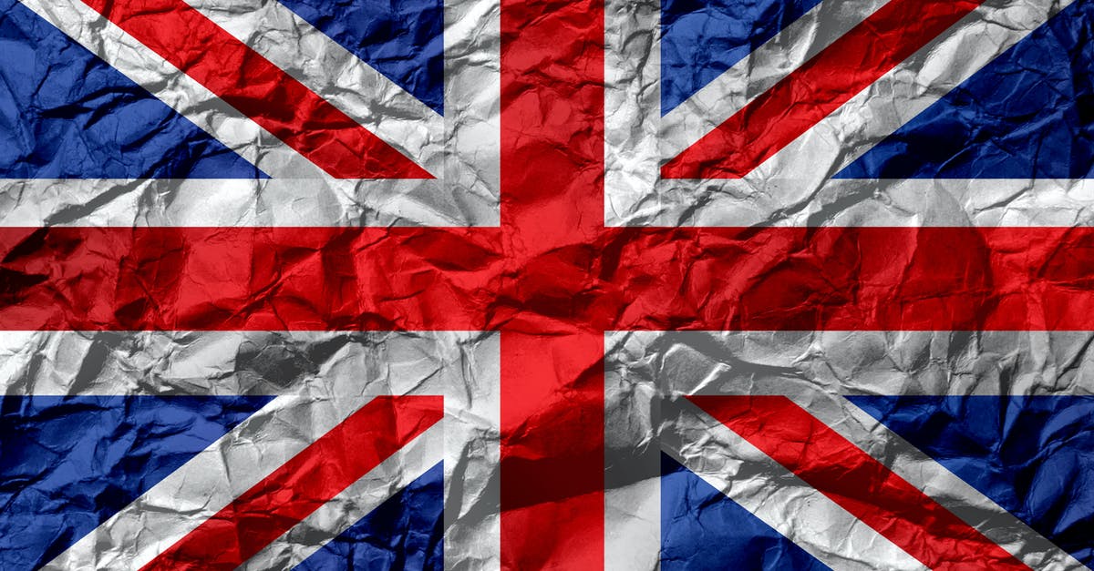 Seeing Northern Lights in Scotland - UK flag on creased paper Seeing Northern Lights in Scotland - UK flag on creased paper