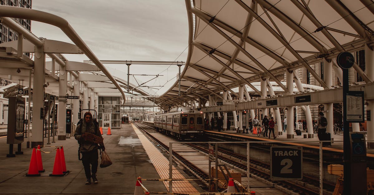 Showers near Denver Union Station? - People Walking on Train Station