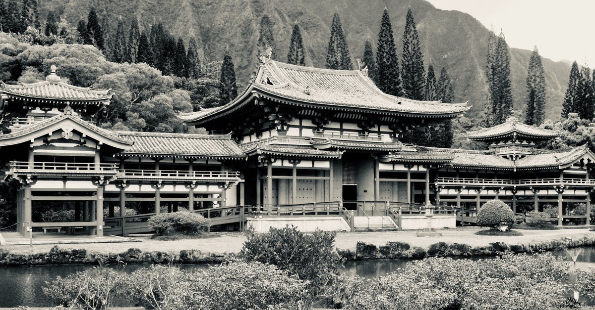Shrine Photography - Grayscale Photography of a Temple Shrine Photography - Grayscale Photography of a Temple