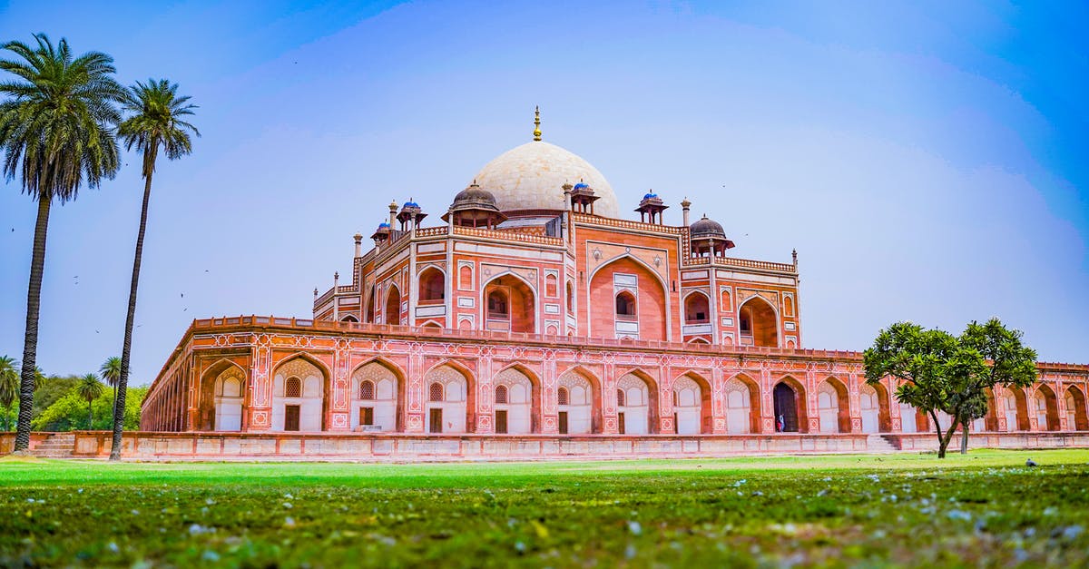 Slight smudge in Indian passport's officer stamp, can I travel with this? - Humayun’s Tomb Under Blue Sky