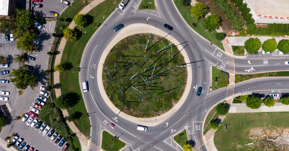 Spanish road users - Roundabouts - Vehicles Passing On A Roundabout Spanish road users - Roundabouts - Vehicles Passing On A Roundabout