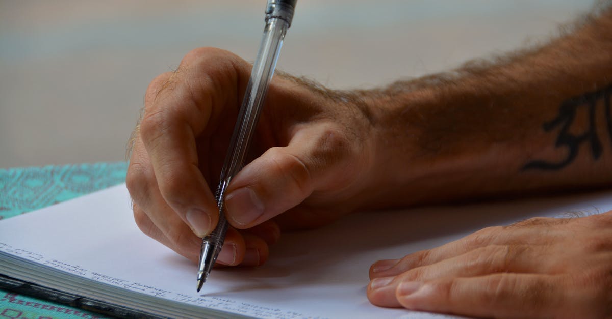 Sponsorship Letter for UK Student Visa [closed] - Man Writing in a Book