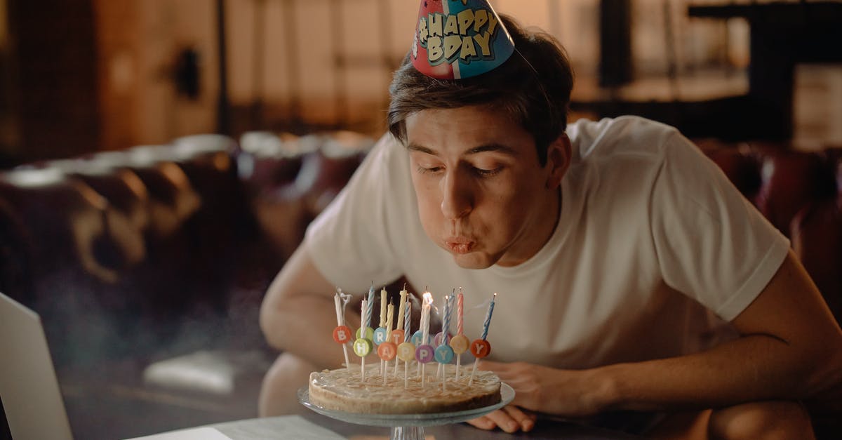 Stay in the Schengen area for two consecutive 180-day periods [duplicate] - Man in White Crew Neck T-shirt Sitting by the Table With Cake