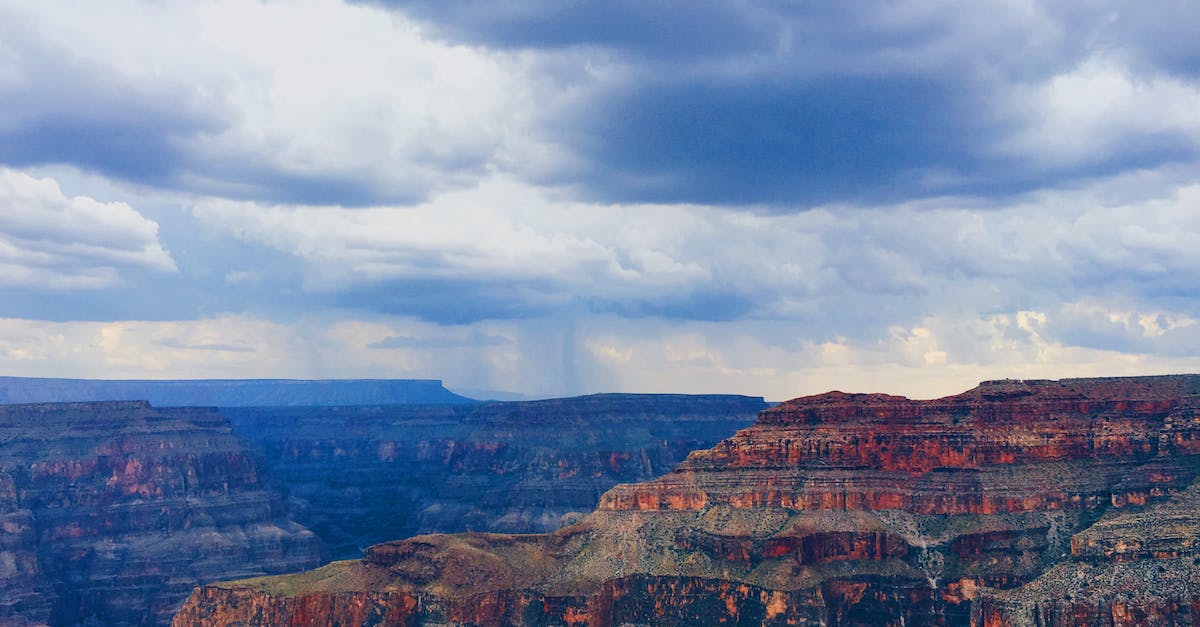 Sunrise/sunset photographic opportunities at the Grand Canyon - Rock Mountain View Under White Clouds Sunrise/sunset photographic opportunities at the Grand Canyon - Rock Mountain View Under White Clouds