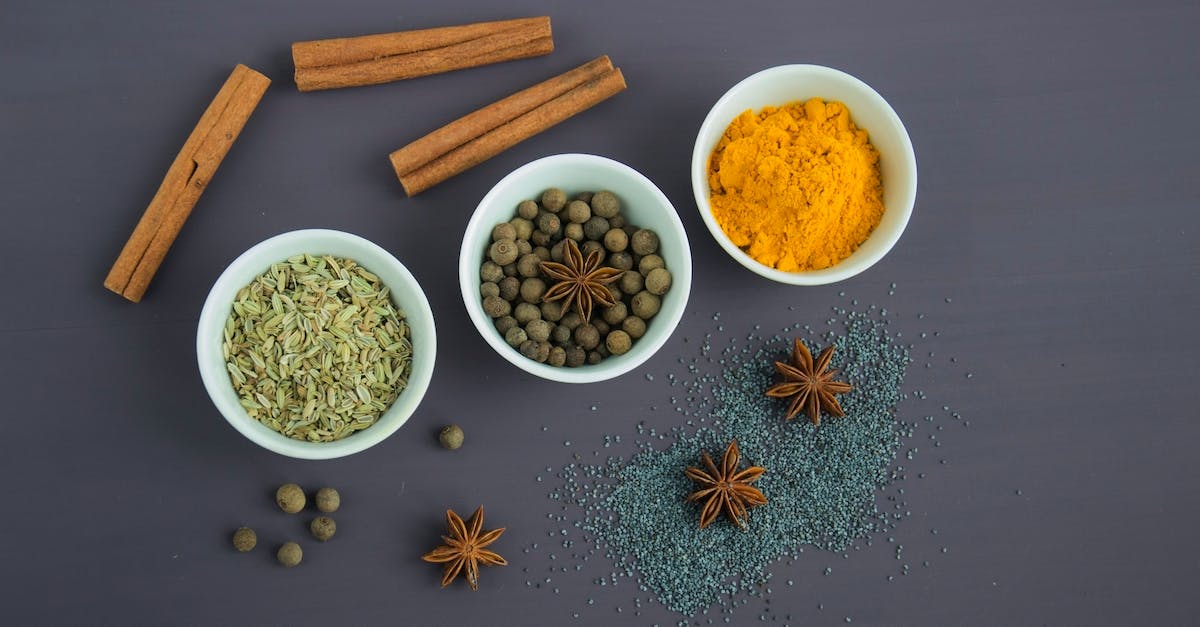 Taking dried food into another country through customs - Assorted Spices Near White Ceramic Bowls