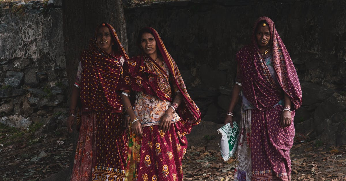 Taking jewellery from United States to India - Three women standing near wall Taking jewellery from United States to India - Three women standing near wall