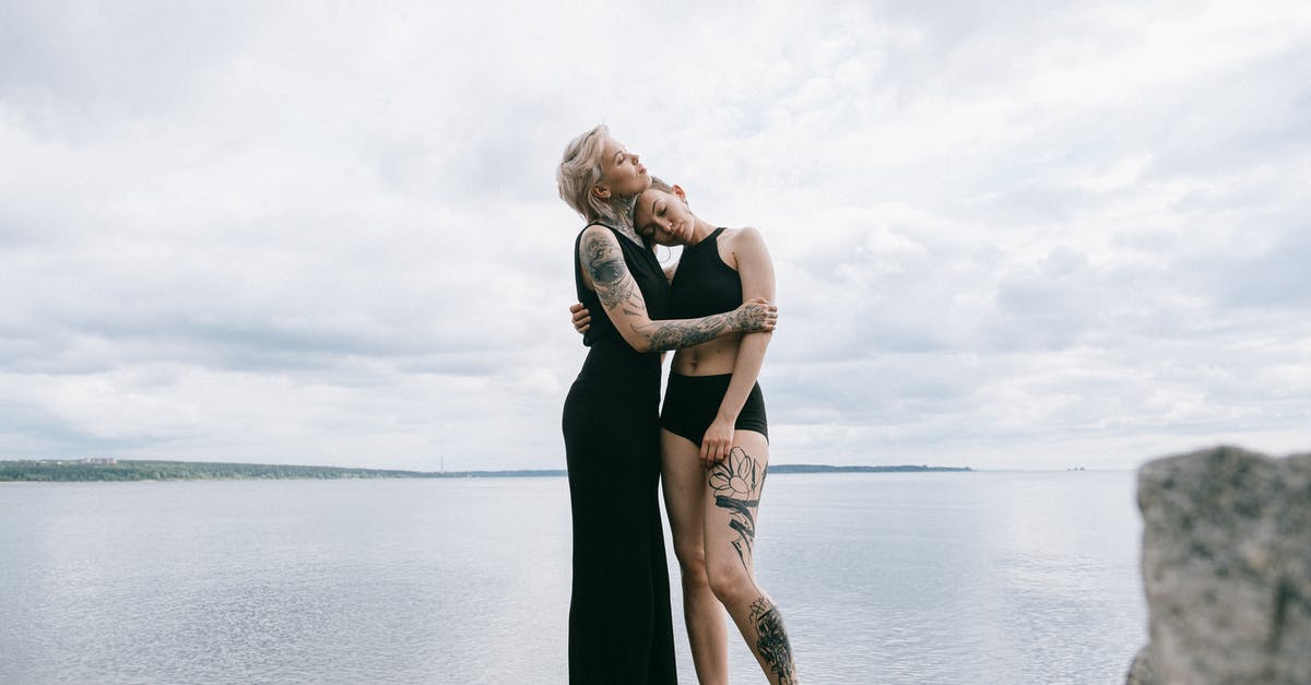 Tattoos while Traveling Overseas - Women Hugging on Beach Tattoos while Traveling Overseas - Women Hugging on Beach