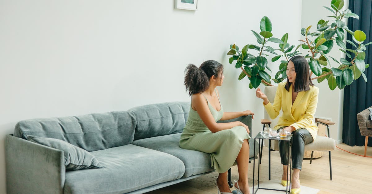 the $10,000 CAD limit is it by person or by family - 2 Women Sitting on Gray Couch