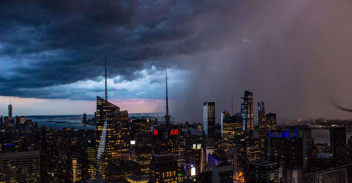 The airlines cancelled the flight because of Storm Emma, do I have the right to ask them to pay for the train and the hotel? - City Skyline during Night Time