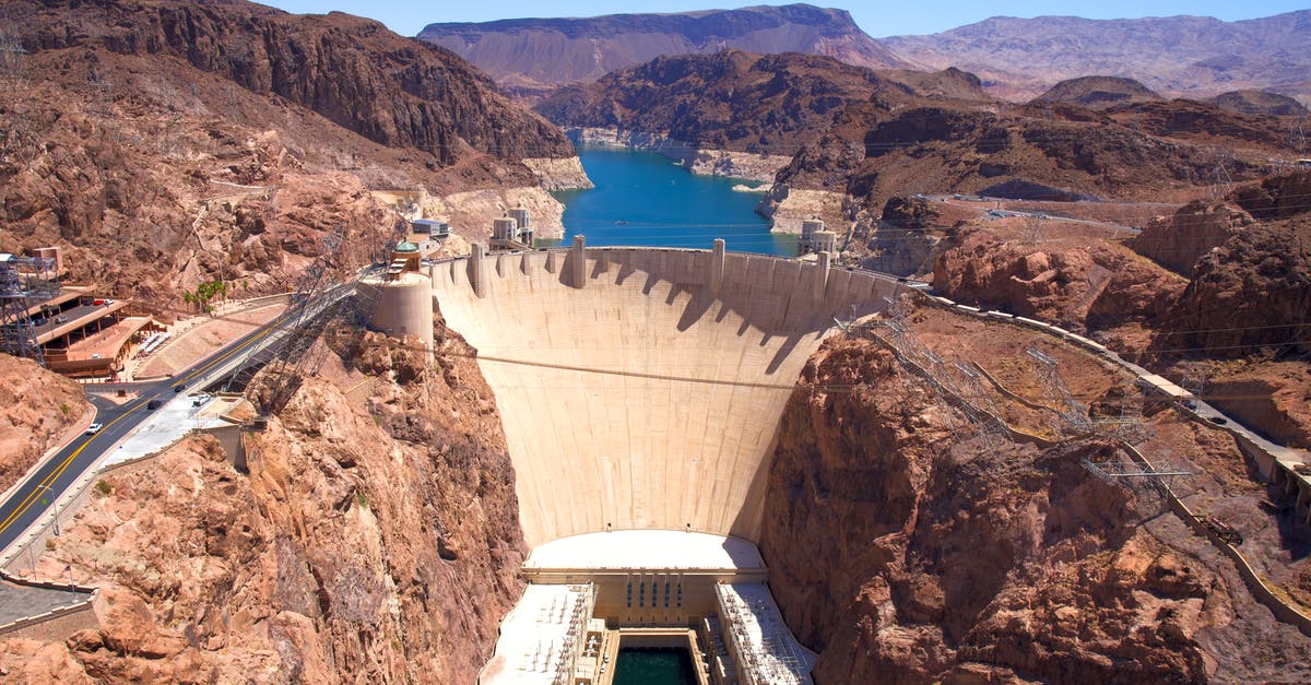 Things that can be seen on Hoover Dam on Dec 25 - Aerial View of Hoover Dam Things that can be seen on Hoover Dam on Dec 25 - Aerial View of Hoover Dam