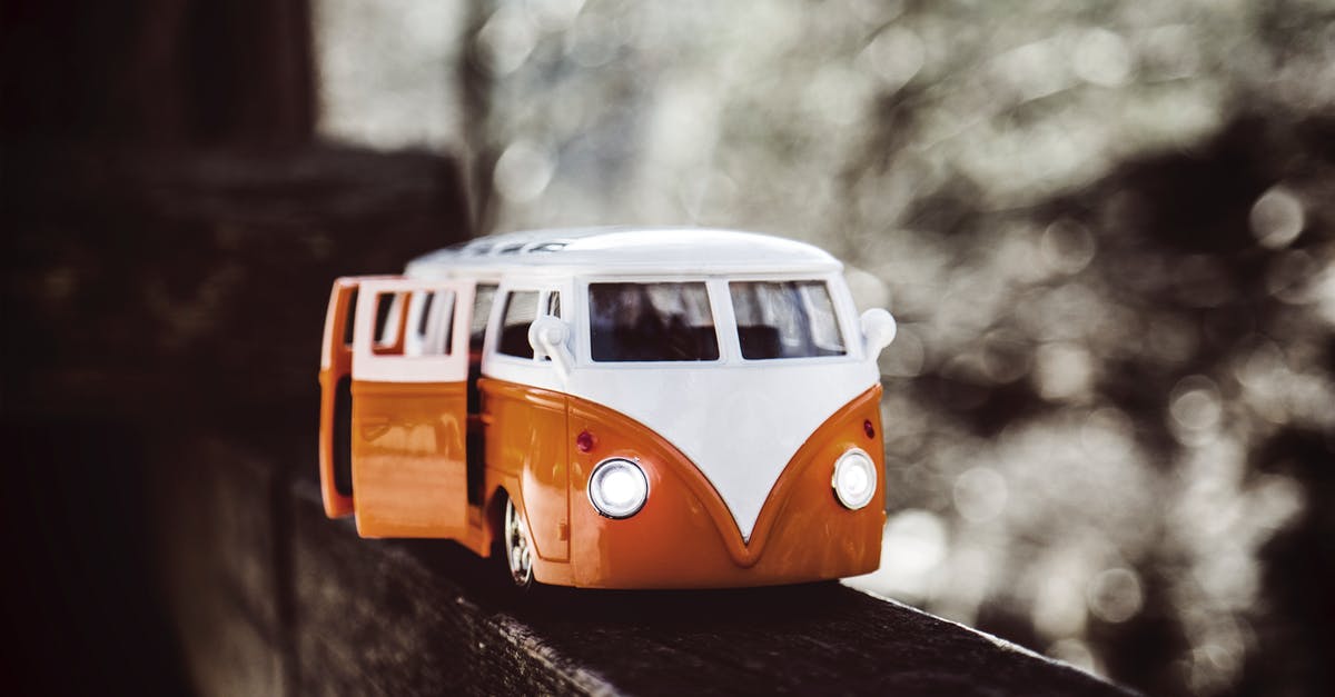 Tipping in shared ride vans - White Orange Van Scale Model Tipping in shared ride vans - White Orange Van Scale Model