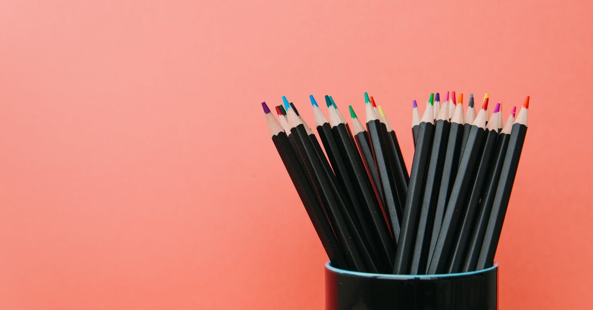 Tips about spending 20 hours in Kiev airport [closed] - Colored Pencils on Black Ceramic Cup