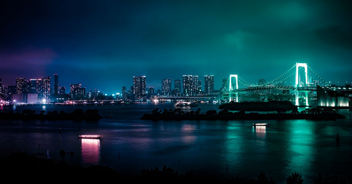 Tokyo Skyliner return ticket - Lighted Bridge at Night Tokyo Skyliner return ticket - Lighted Bridge at Night
