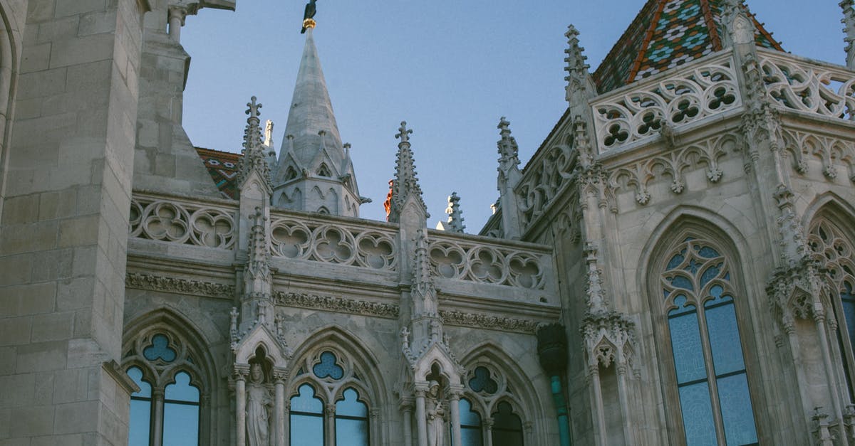 Top destinations in Southern Laos and how to get there from Cambodia? [closed] - From below of black bird sitting on top of tower located amidst beautiful old gothic cathedral with rose widows against blue sky