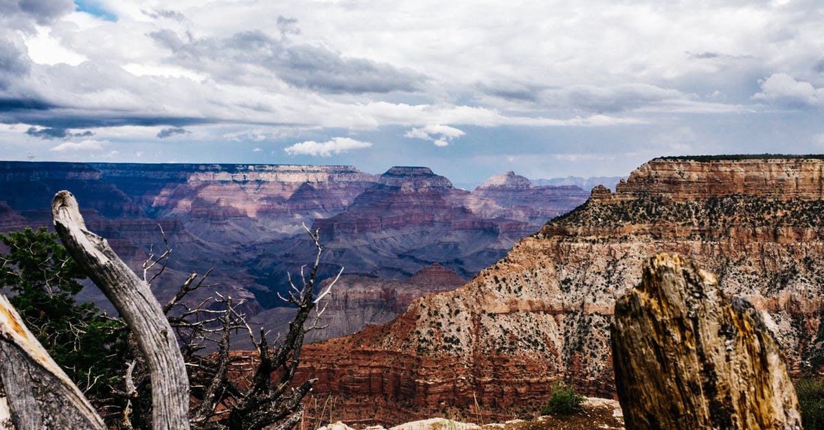 Tour: SanFrancisco, LA, SanDiego, Las Vegas, Grand Canyon -> insider sights [closed] - Brown Rock Formation Under White Clouds