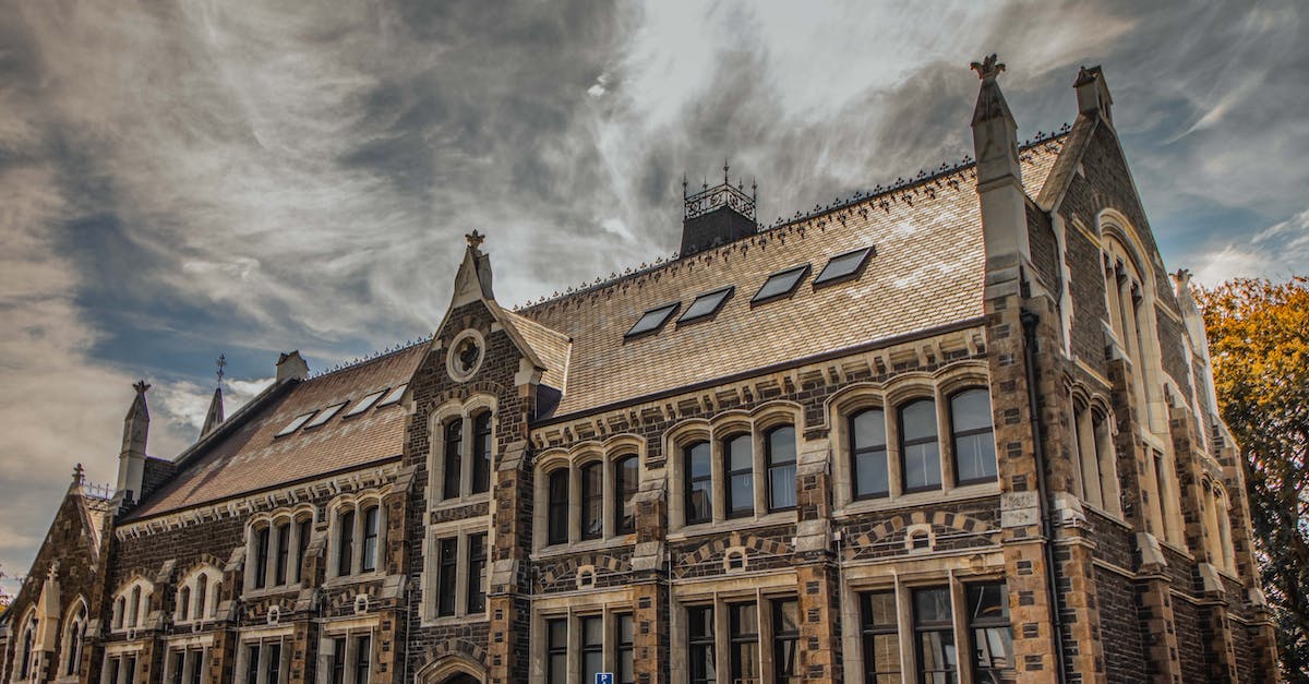 Tourism after the Earthquake in Christchurch - The Arts Centre in Christchurch, New Zealand Under Dark Cloudy Sky