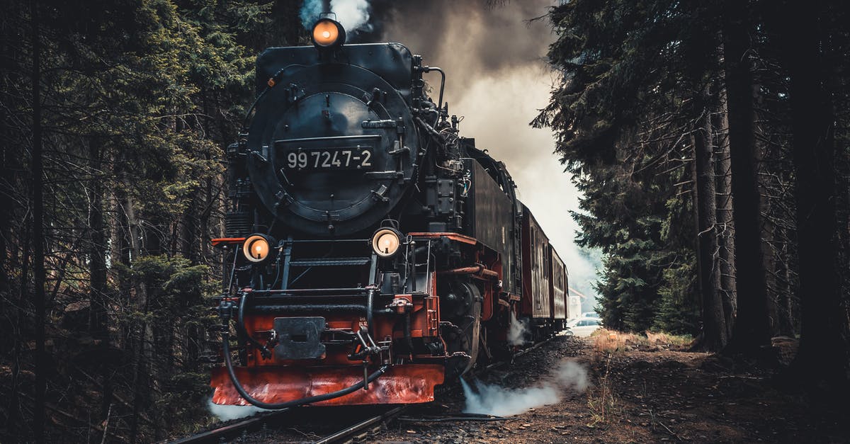 Train carriages in the Czech Republic - Train in Railway Train carriages in the Czech Republic - Train in Railway