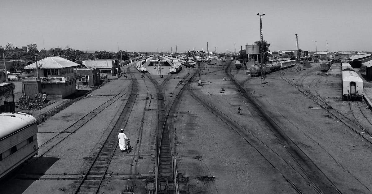 Train Chepe Chihuahua Regional in December - Grayscale Photo of Railway Station Train Chepe Chihuahua Regional in December - Grayscale Photo of Railway Station