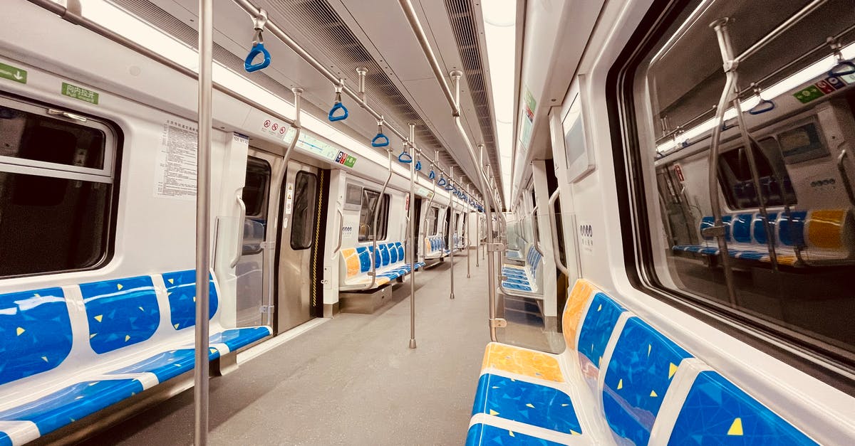 Train tickets from Copenhagen airport to Aarhus, delayed flights and how to get seats and wifi - Photo of an Empty Train Interior