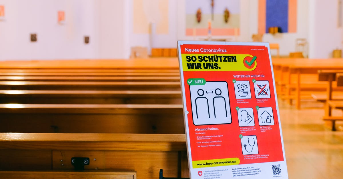 Transavia and Vueling lugages rules - Warning Sign in Church Transavia and Vueling lugages rules - Warning Sign in Church