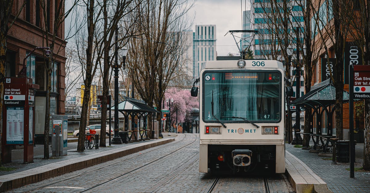 Transit counted as Schengen days? - Modern tram riding on city railroad Transit counted as Schengen days? - Modern tram riding on city railroad