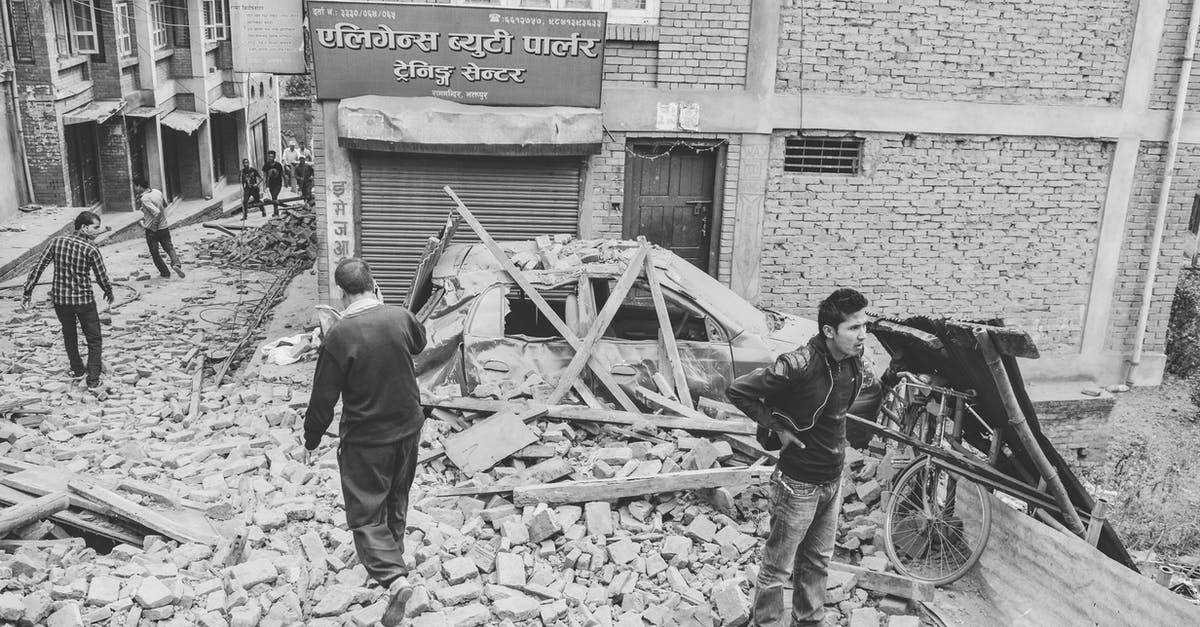 Transiting in Kathmandu in aftermath of earthquake - The Wreckage After the Earthquake in Bhaktapur Durbar Square Transiting in Kathmandu in aftermath of earthquake - The Wreckage After the Earthquake in Bhaktapur Durbar Square