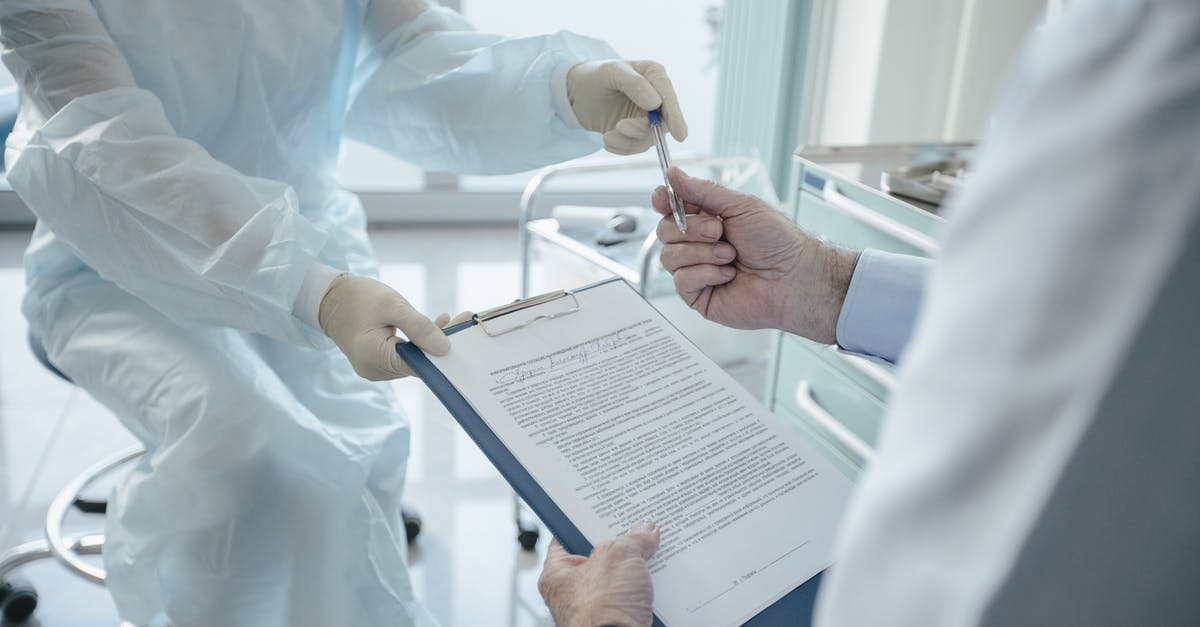 Translating Lease Contract for UK Visa - Doctor handing a Document Translating Lease Contract for UK Visa - Doctor handing a Document