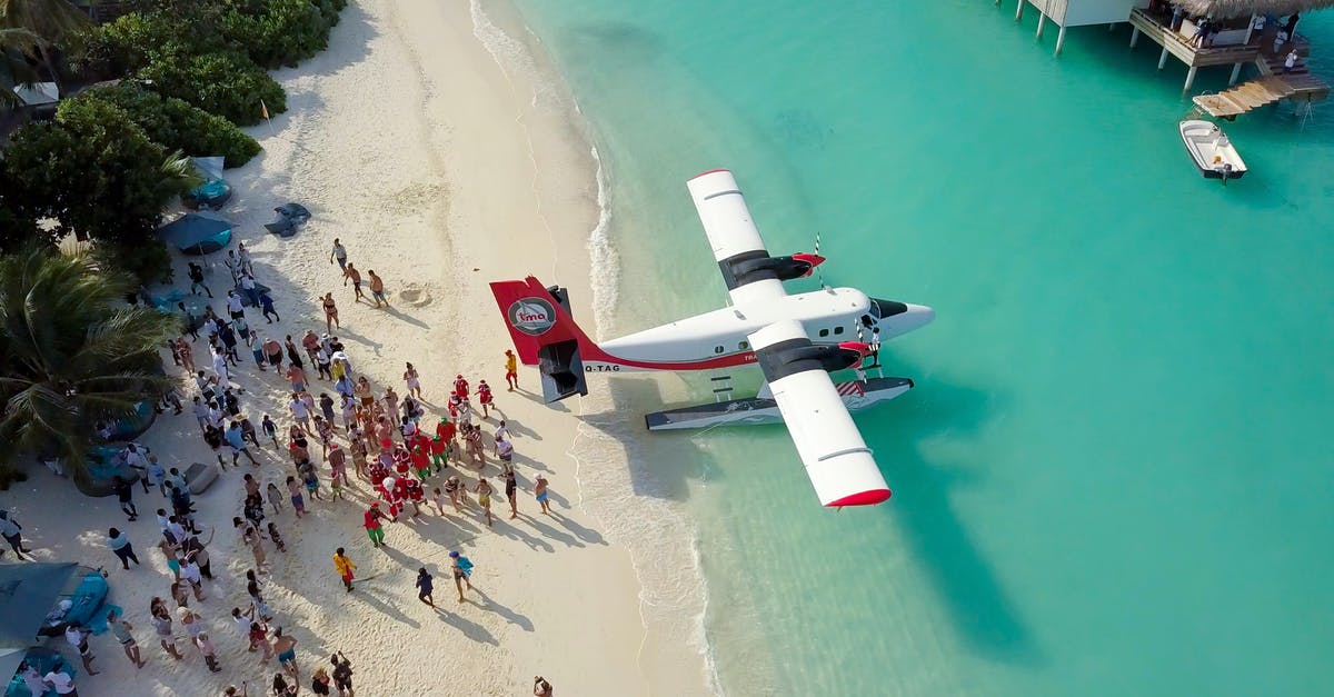 Transport kitchen stand mixer from China to Europe by plane - From above of people standing near modern airplane on sandy beach near clear blue sea and green plants in summer Transport kitchen stand mixer from China to Europe by plane - From above of people standing near modern airplane on sandy beach near clear blue sea and green plants in summer