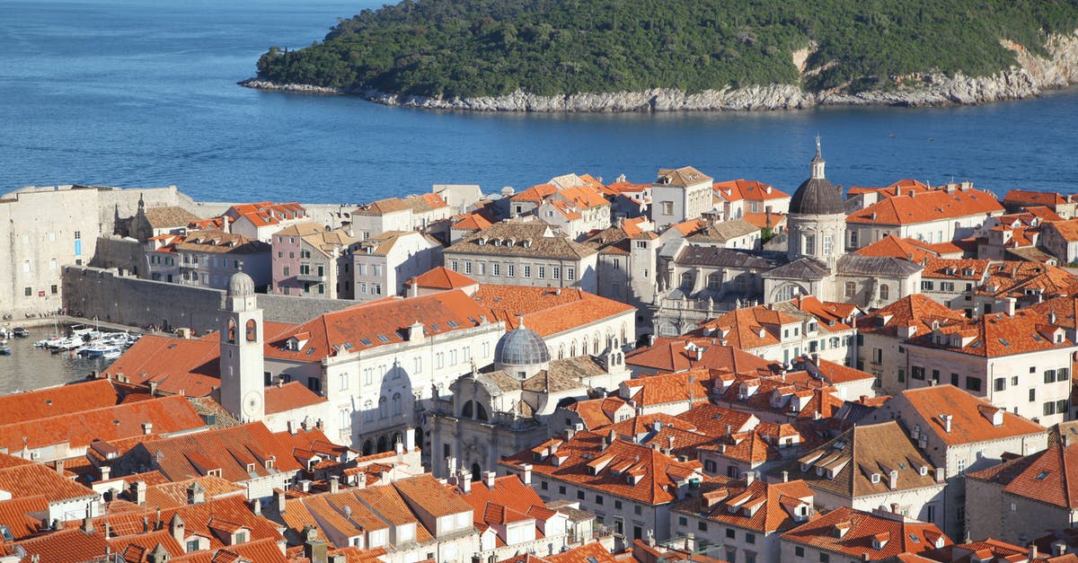 Transportation in more remote areas of Eastern Europe. Serbia, Bosnia, Croatia, [closed] - Old town with colorful buildings near sea and island