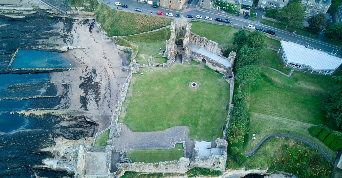 Travel from UK to US (1 week) and Europe (1 week or less) and come back. What kind of Visa? - Aerial View of St Andrew's Castle in Scotland Travel from UK to US (1 week) and Europe (1 week or less) and come back. What kind of Visa? - Aerial View of St Andrew's Castle in Scotland