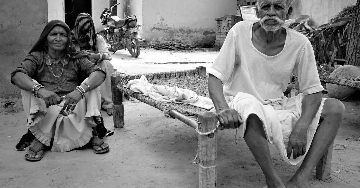 Travel insurance for elderly visitor from Georgia to UK - Local People Sitting Outdoors in Village Travel insurance for elderly visitor from Georgia to UK - Local People Sitting Outdoors in Village