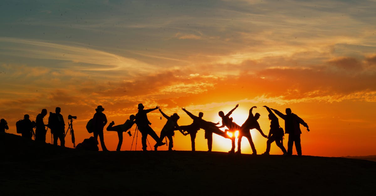 Travel to Netherlands together with non-EU spouse - Silhouette of People during Golden Hour Travel to Netherlands together with non-EU spouse - Silhouette of People during Golden Hour