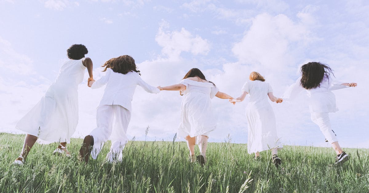 Travel to Netherlands together with non-EU spouse - Women in White Dress Running on Green Grass Field Travel to Netherlands together with non-EU spouse - Women in White Dress Running on Green Grass Field