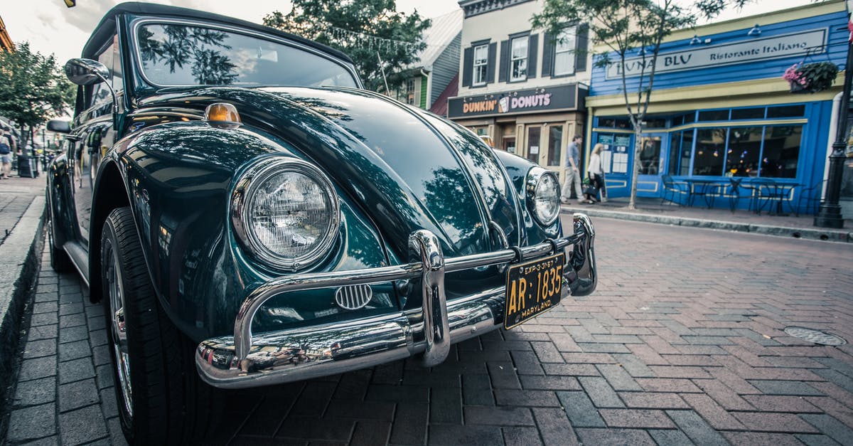Travel to USA - do I need to show the credit card? - Green Volkswagen Beetle Parked on Sidwalk Travel to USA - do I need to show the credit card? - Green Volkswagen Beetle Parked on Sidwalk