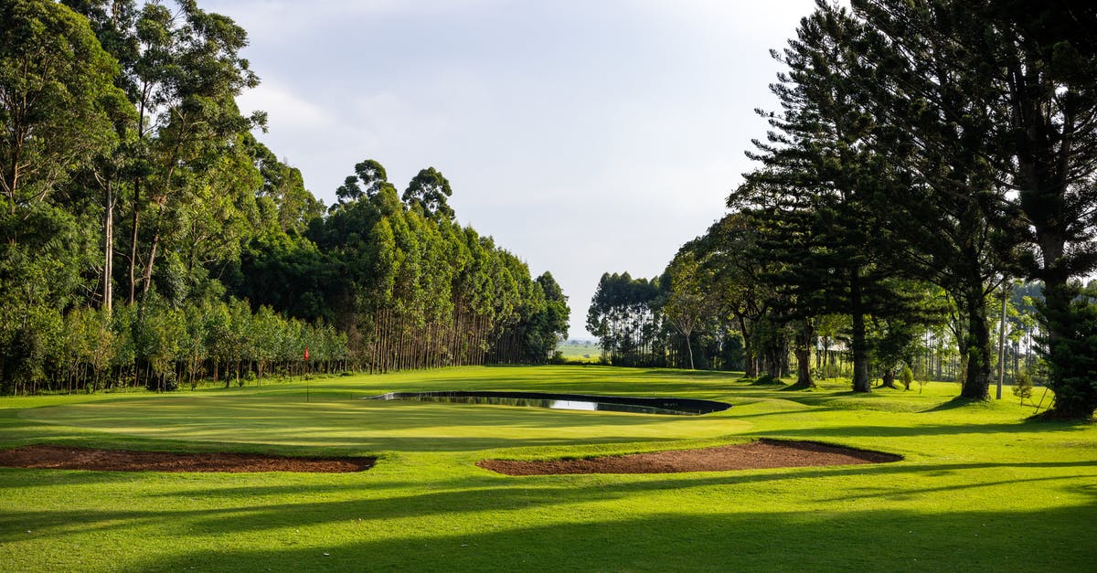 Traveling between Alappuzha and Kollam - View of Golf Playground Between Rows of Tall Trees Traveling between Alappuzha and Kollam - View of Golf Playground Between Rows of Tall Trees
