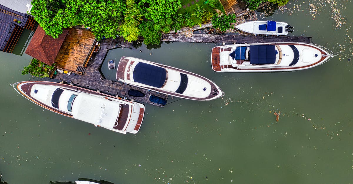 Traveling by sea from India to Indonesia - Top View Photo of Boats on Water Traveling by sea from India to Indonesia - Top View Photo of Boats on Water