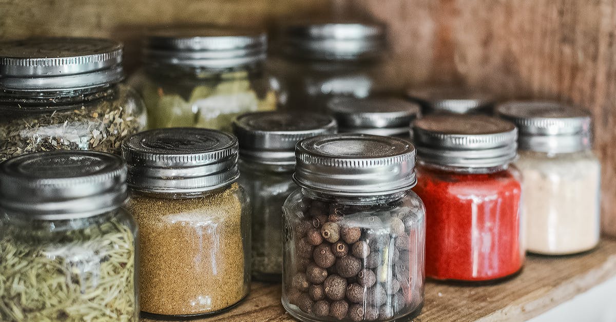 Traveling from heathrow UK with baby food glass jars - Spice Bottles on Shelf Traveling from heathrow UK with baby food glass jars - Spice Bottles on Shelf