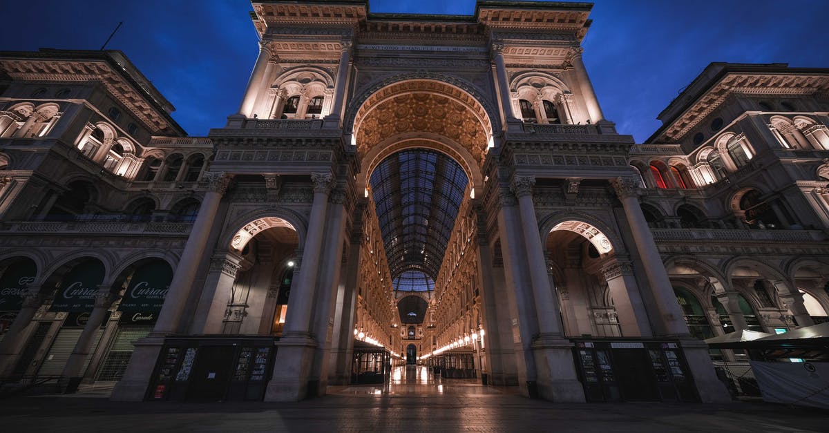 Traveling from Peru to Argentina - where should I buy Pesos? - From below of ancient famous Galleria Vittorio Emanuele II shopping mall with arched passage and ornamental ceiling located on square in Milan against night sky Traveling from Peru to Argentina - where should I buy Pesos? - From below of ancient famous Galleria Vittorio Emanuele II shopping mall with arched passage and ornamental ceiling located on square in Milan against night sky