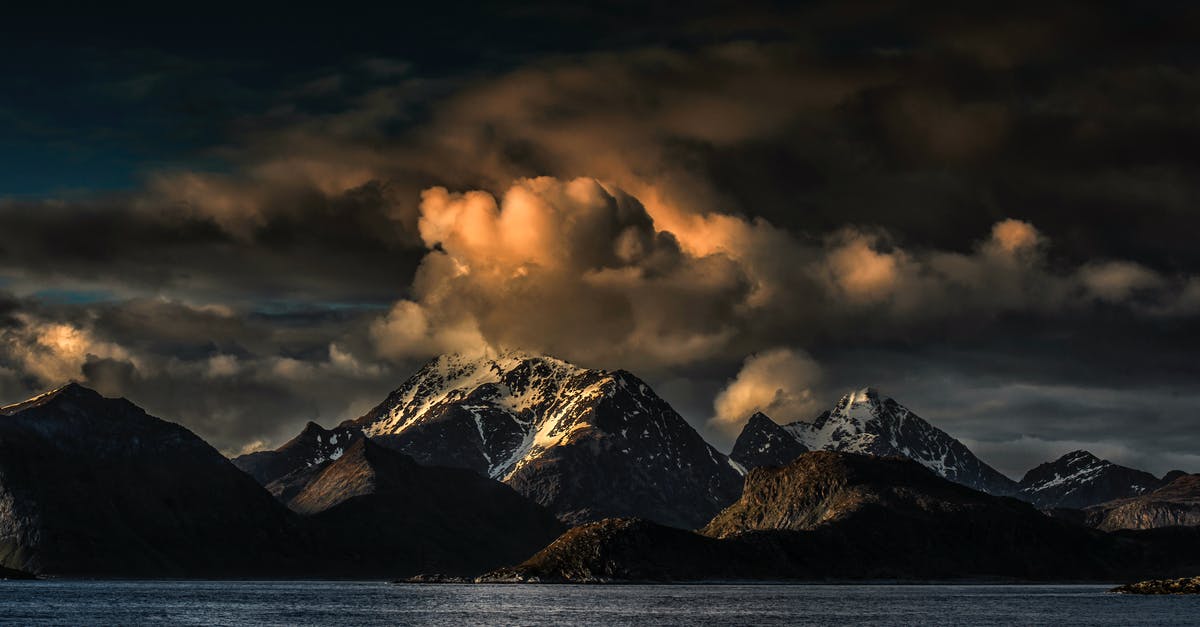 Traveling on B1/B2 to attend summit along with tourism - Snow Covered Mountain Under Cloudy Sky Traveling on B1/B2 to attend summit along with tourism - Snow Covered Mountain Under Cloudy Sky