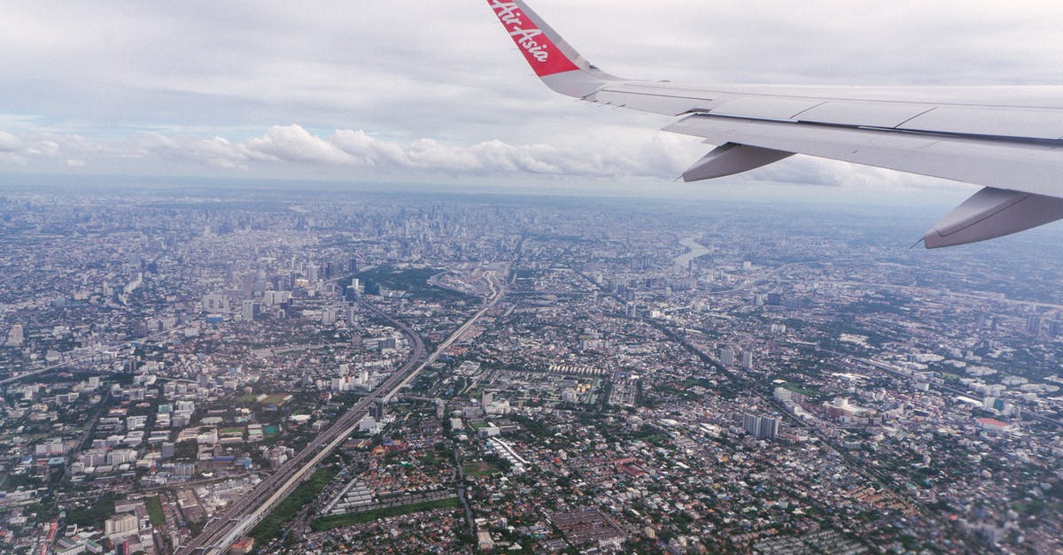 Traveling to cities with extremely high air pollution - Aerial View of City Traveling to cities with extremely high air pollution - Aerial View of City
