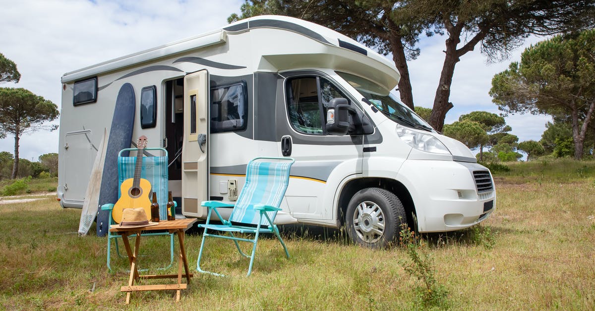 Traveling with guitar on AirEuropa - White and Gray Camper Trailer