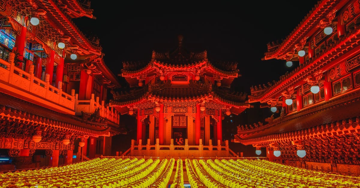 Travelling in Taiwan during Chinese New Year? Good or no good? - Red and White Temple during Night Time Travelling in Taiwan during Chinese New Year? Good or no good? - Red and White Temple during Night Time