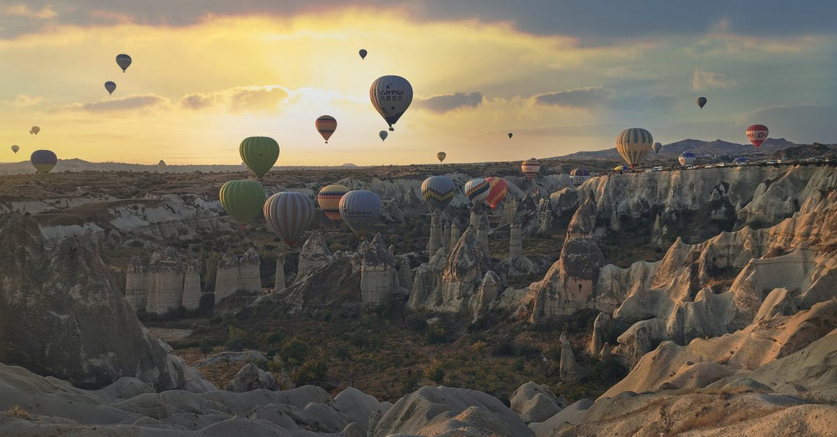 Travelling through Turkey with Russian Passport - Hot Air Balloons Flying Over Cappadocia in Nevsehir, Turkey Travelling through Turkey with Russian Passport - Hot Air Balloons Flying Over Cappadocia in Nevsehir, Turkey