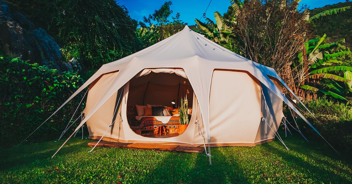 Travelling to Brazil without return ticket - Camping Tent on Grass Lawn Travelling to Brazil without return ticket - Camping Tent on Grass Lawn