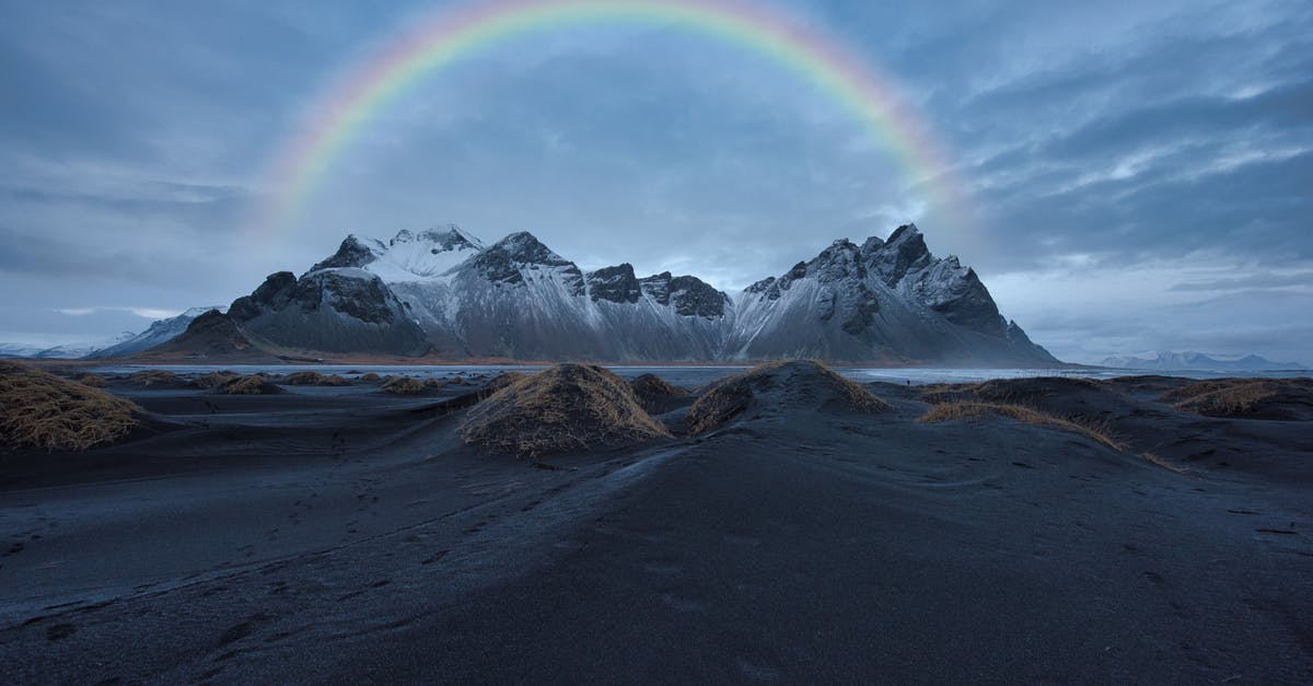 Travelling to Iceland and UK - Photo Of Mountain Under Cloudy Sky Travelling to Iceland and UK - Photo Of Mountain Under Cloudy Sky