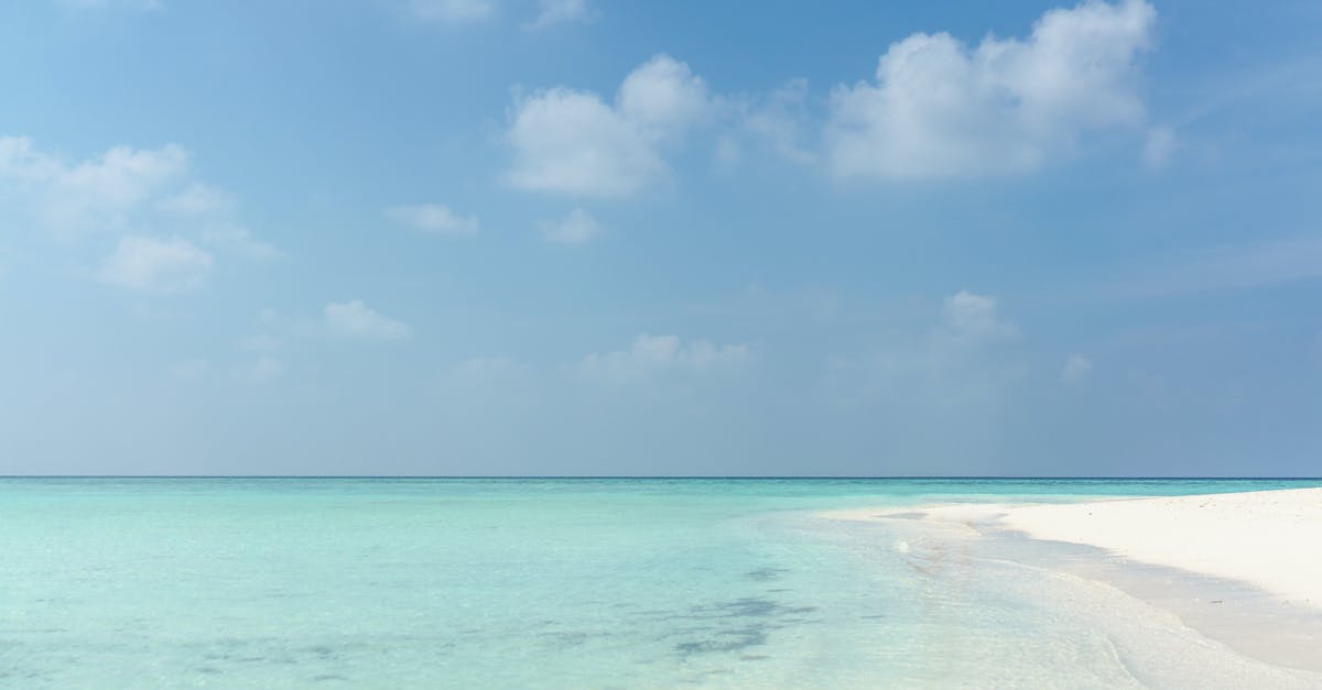 Travelling to Mexico from the Caribbean through the US without a visa [closed] - Blue Sea Under Blue Sky and White Clouds