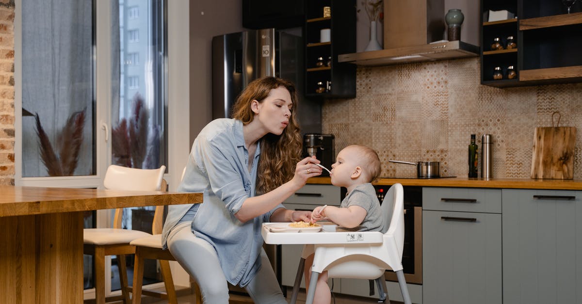 Travelling with Infant to Hong Kong - Need to use Kitchen - A Woman Feeding Her Baby Sitting on the High Chair Travelling with Infant to Hong Kong - Need to use Kitchen - A Woman Feeding Her Baby Sitting on the High Chair