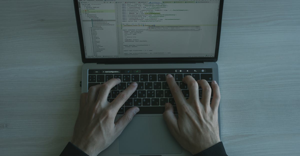 Type of Affidavit to submit for Canada TRV application - Hands Typing on a Laptop Keyboard