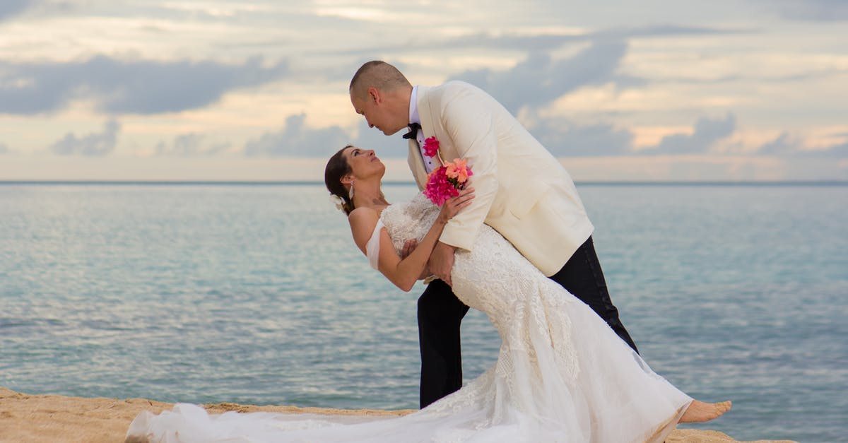 UK marriage visa - Newlyweds on a Beach UK marriage visa - Newlyweds on a Beach