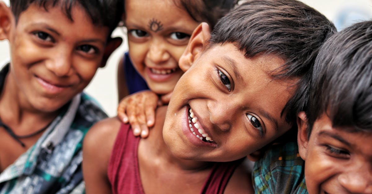 UK standard visit visa rejected from India for my wife and 2 kids - Group Of Children Taking Photo Together